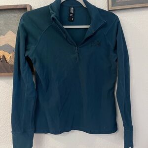 Mountain Hardwear Women's Dark Teal Long Sleeve Top